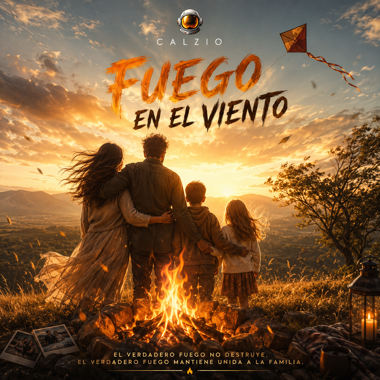 fuego en el viento